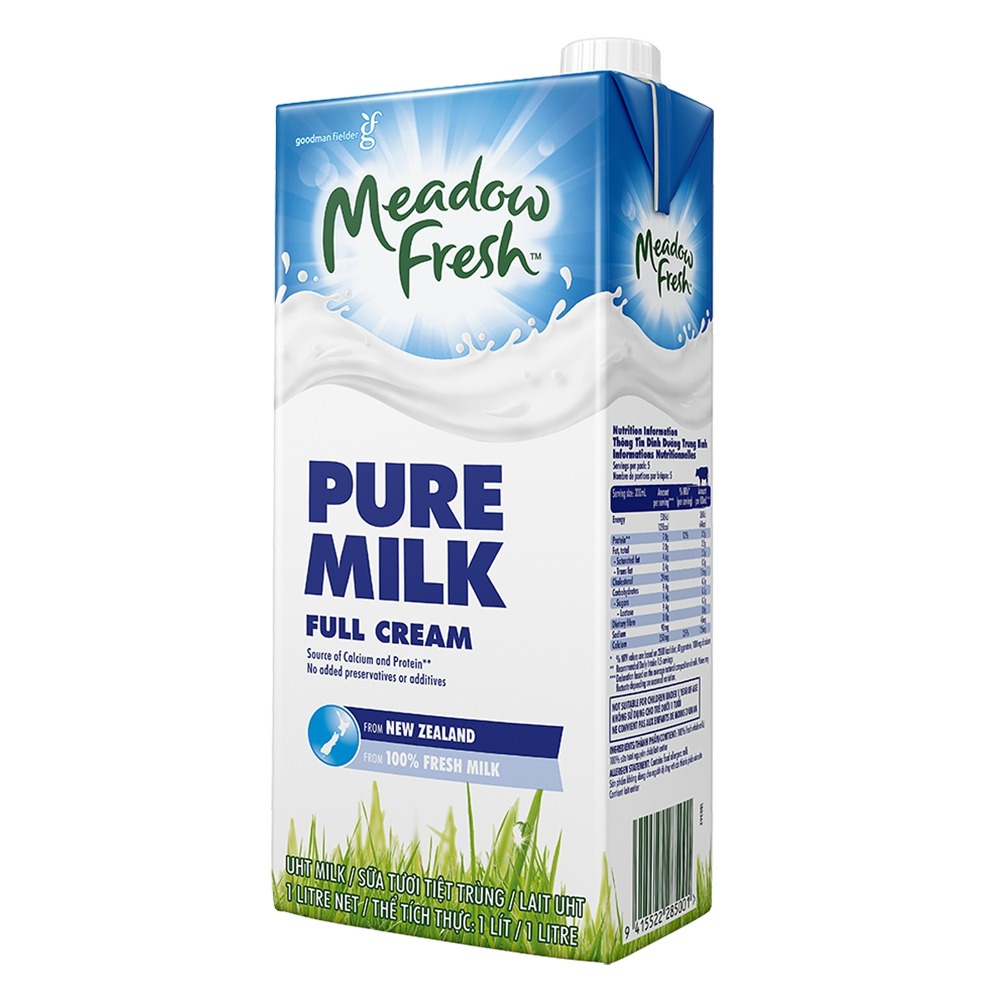 Sữa tươi tiệt trùng nguyên kem Meadow Fresh hộp 1L