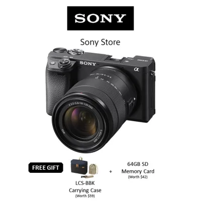 Sony Singapore ILCE-6400M/ A6400M Alpha E-Mount Camera With APS-C Sensor With SEL18135 18-135mm Zoom Lens Kit