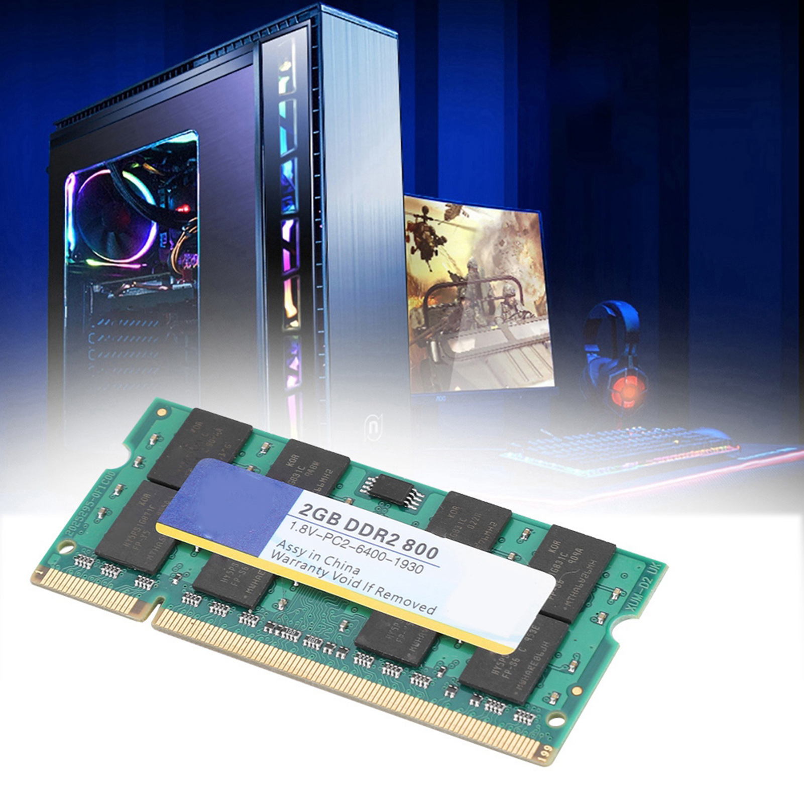 Xiede DDR2 800 MHz 2G 1.8V 200Pin dành cho máy tính xách tay Bộ nhớ RAM tốc độ chạy cao Tương thích hoàn toàn