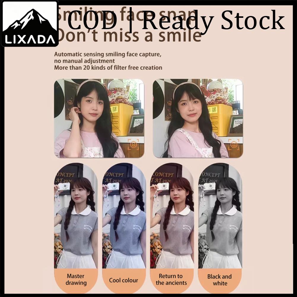 LIXADA 4 K/30FPS กล้องดิจิตอล 64MP กล้องวิดีโอดิจิตอลหน้าจอ 2.88 นิ้ว 18X ซูมดิจิตอลแบตเตอรี่ในตัวพร้อมการ์ด TF 32GB ราคา 959 บาท*ส่งฟรี