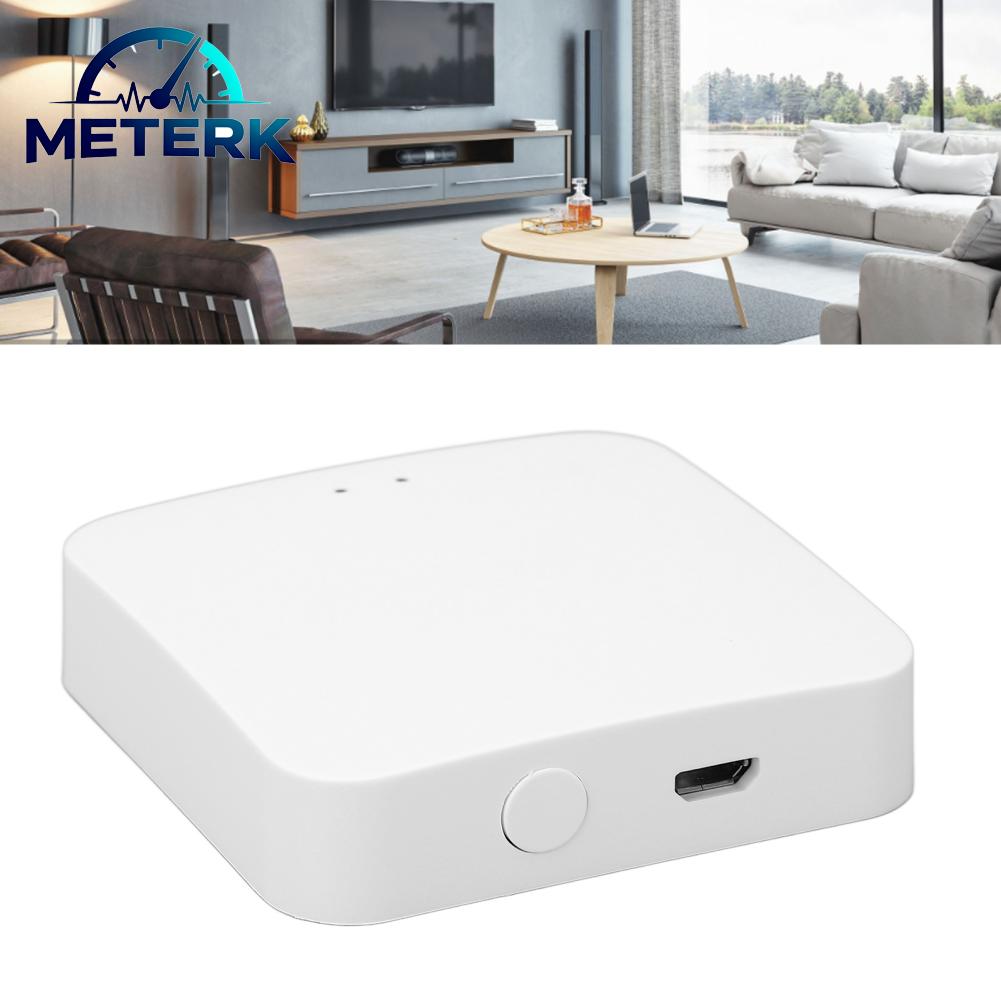 Meterk ฮับการควบคุมระยะไกลเกตเวย์ WiFi อัจฉริยะ ความเข้ากันได้กว้าง ติดตั้งง่าย เดินสายสัญญาณที่เสถียรฟรีสำหรับระบบอัตโนมัติ ราคา 889 บาท*ส่งฟรี