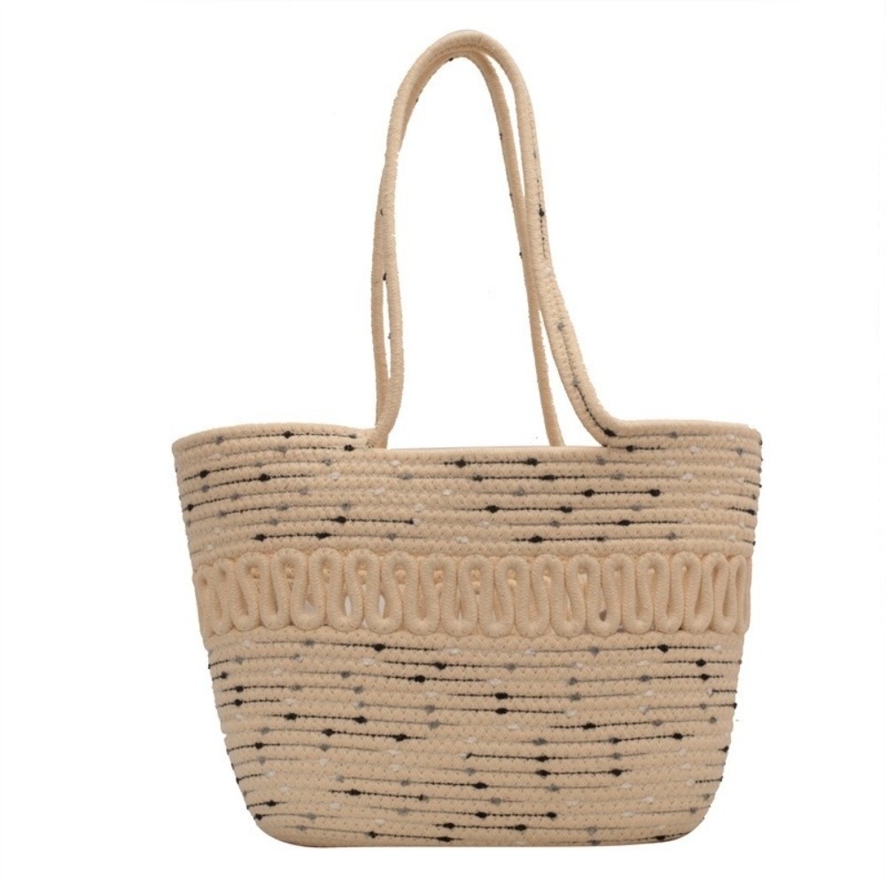 ELY3591 Nylon Túi Tote Dệt Rỗng Đan móc Túi cói đan Túi đeo vai Dung lượng lớn Túi xách nữ Phụ nữ - 6