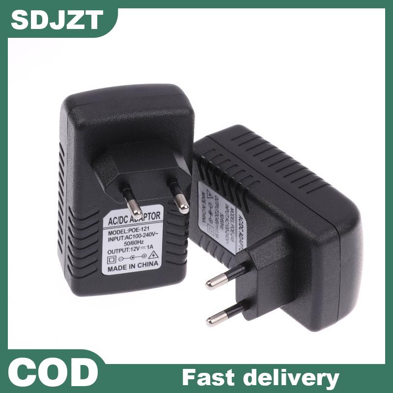 【SDJZT Tools】 1 Piece 12V 1A 48V 0.5A EU cắm CCTV An Ninh PoE cung cấp điện Adapter cho IP Camera POE chuyển đổi và NVR Router Giá 69,232 Đồng*Miễn phí vận chuyển