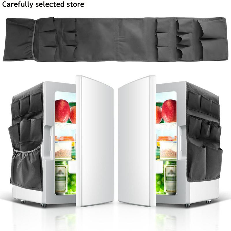 Trong tủ lạnh hộp sắp xếp tủ lạnh mini tổ chức Tủ lạnh mini Caddy giá treo với 15 túi trên tủ lạnh hộp sắp xếp máy có thể giặt tủ lạnh mini tổ chức