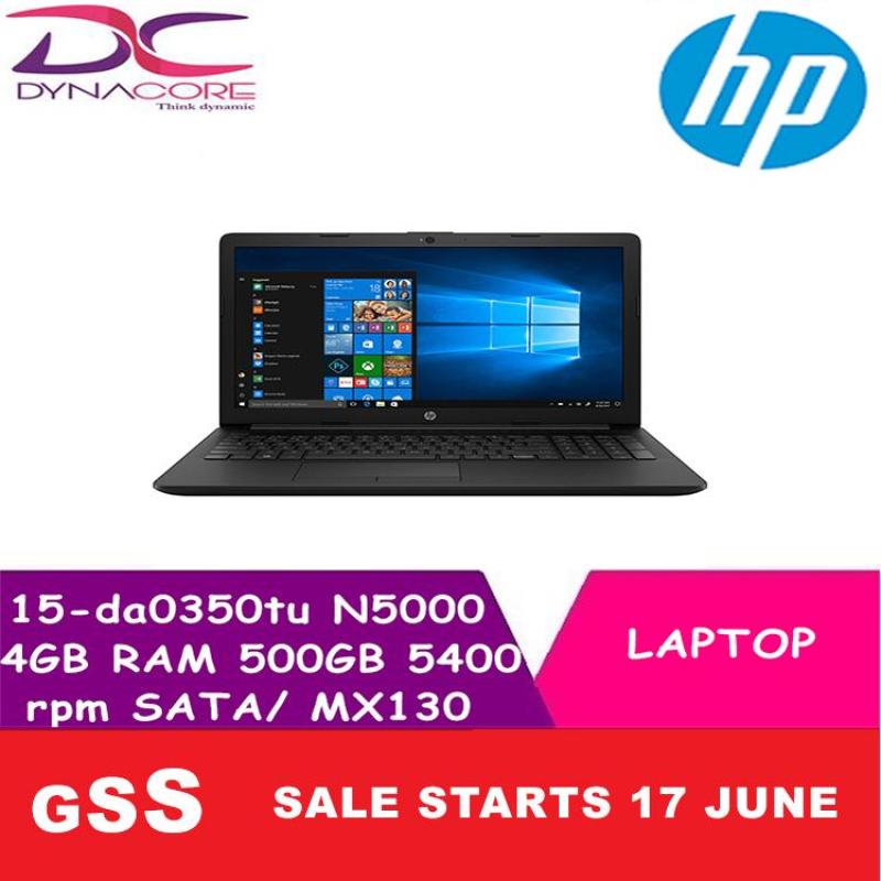 HP 15-da0350tu Intel Pentium Silver N5000 4GB RAM 500GB 5400rpm SATA/ MX130 WIN 10