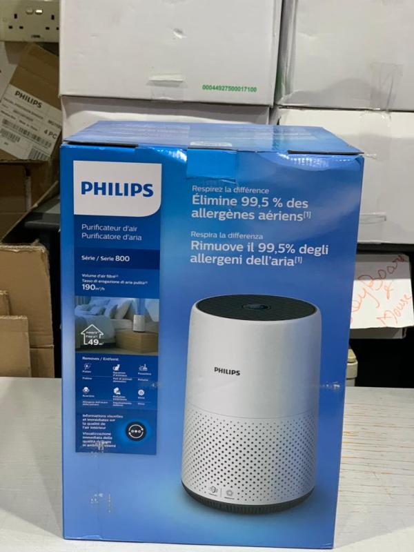 Philips air purifier AC0820/10(Purifies the air in less than 16 mins,99% virus, allergen & pollutant removal-remove up to 99.9% of viruses and aerosols from the air. Also tested for coronavirus with 2 yrs world wide warranty by philips Singapore
