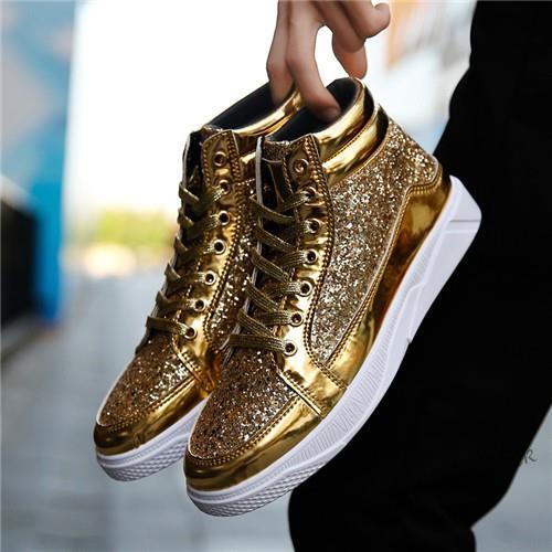 Gold Shoes Men Best Price in Singapore Sep 2024 Lazada