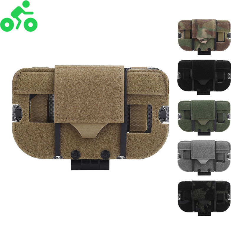 Universal Chest Phone Board Tactical Vest Phone Holder Carrier Foldable Navigation Board For Outdoor Paintball Game