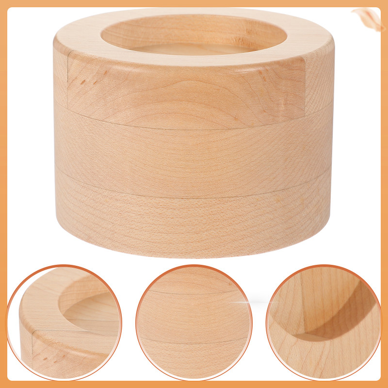 YUNMSTORE Trạm giữ Tamper Espresso Bộ lọc cà phê Tamper Holder Đế giả mạo bằng gỗ