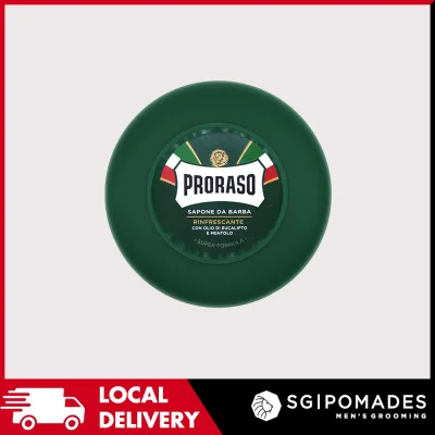Proraso Green Shaving Soap in a Bowl 150ml - Menthol & Eucalyptus-SGPOMADES