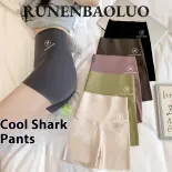 Runenbaoluo Phụ Nữ Eo cao quần mặc trong váy, phụ nữ an toàn Quần an toàn