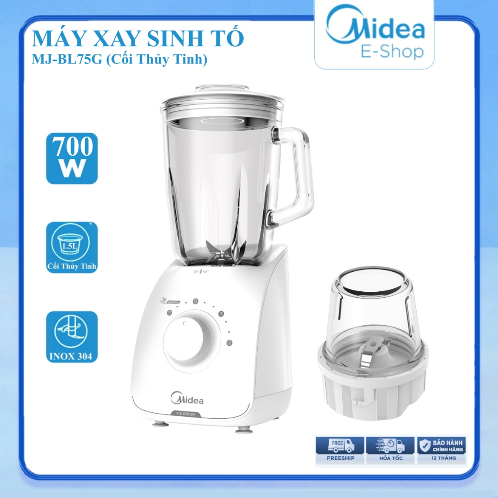Máy xay sinh tố midea mj-bl75g