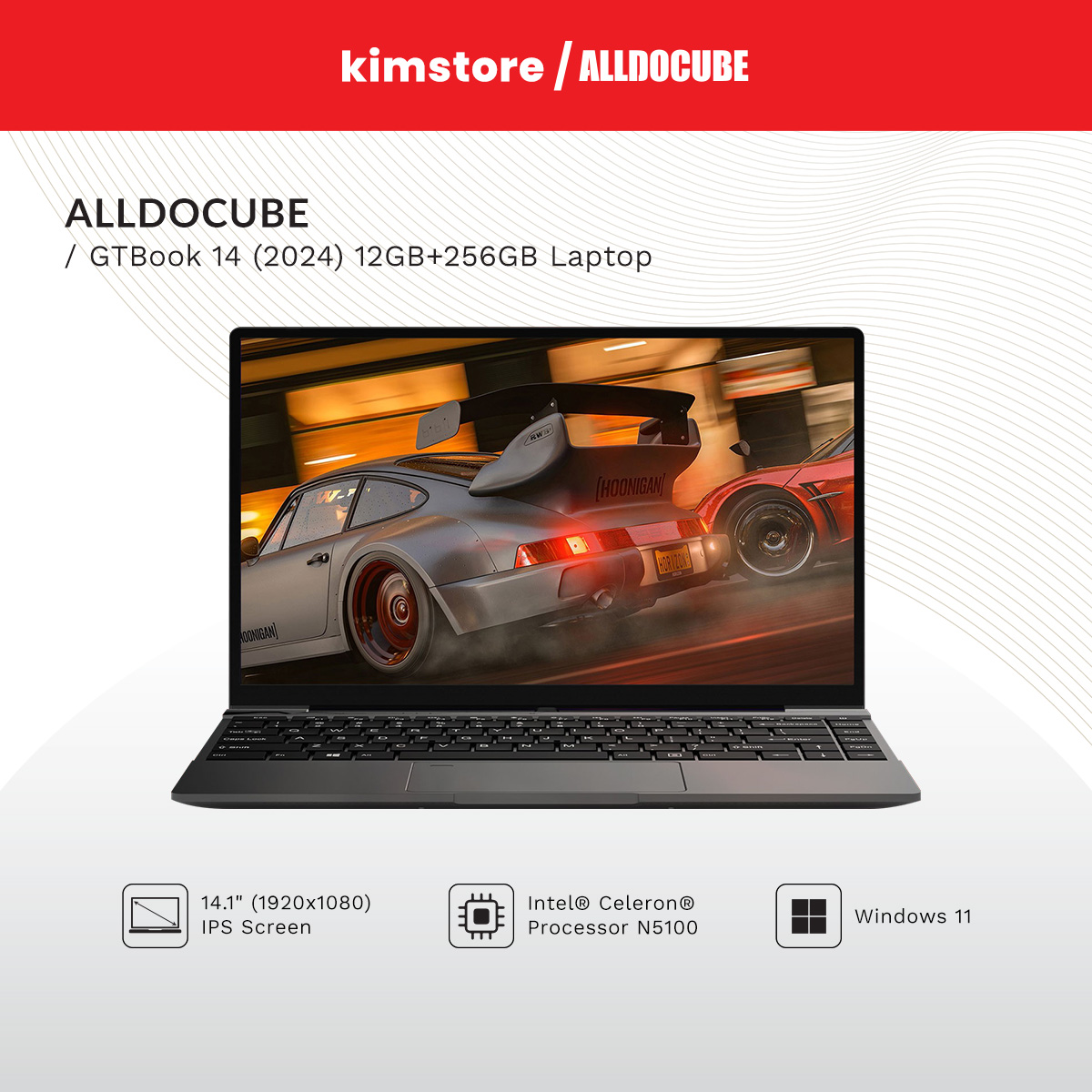 Alldocube GTBOOK 14 (2024) 12GB+256GB Laptop