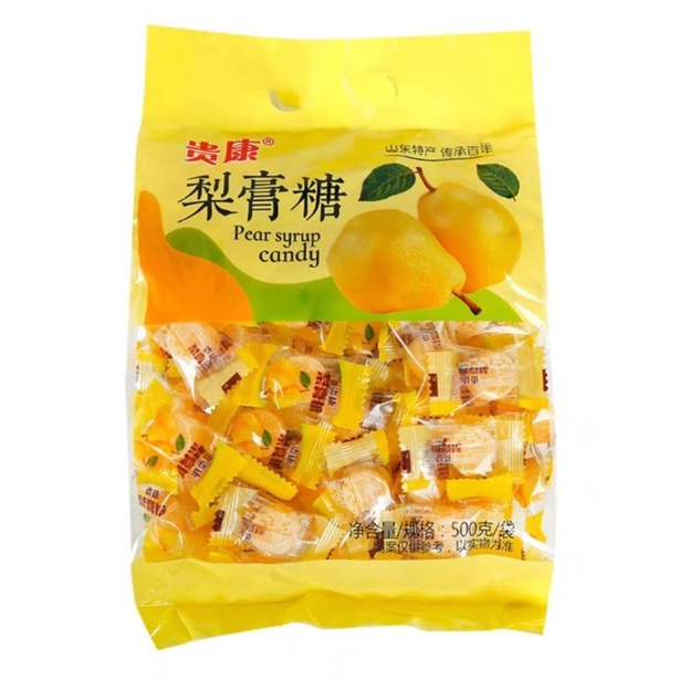 Kẹo lê nhuận phế bổ phổi - 500g/bịch