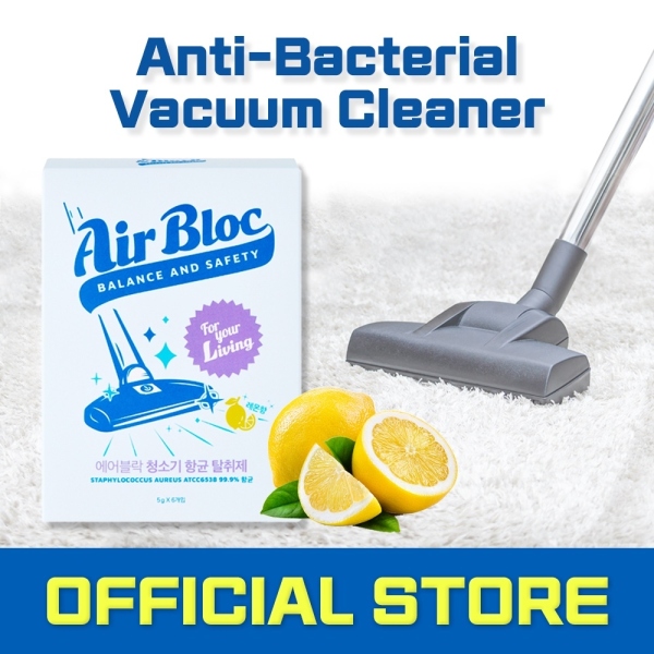 hot [Clean Block] AirBloc Vacuum Air Freshener Odor Removing Beads Anti-Bacterial Lemon Scented 6 Pack Singapore