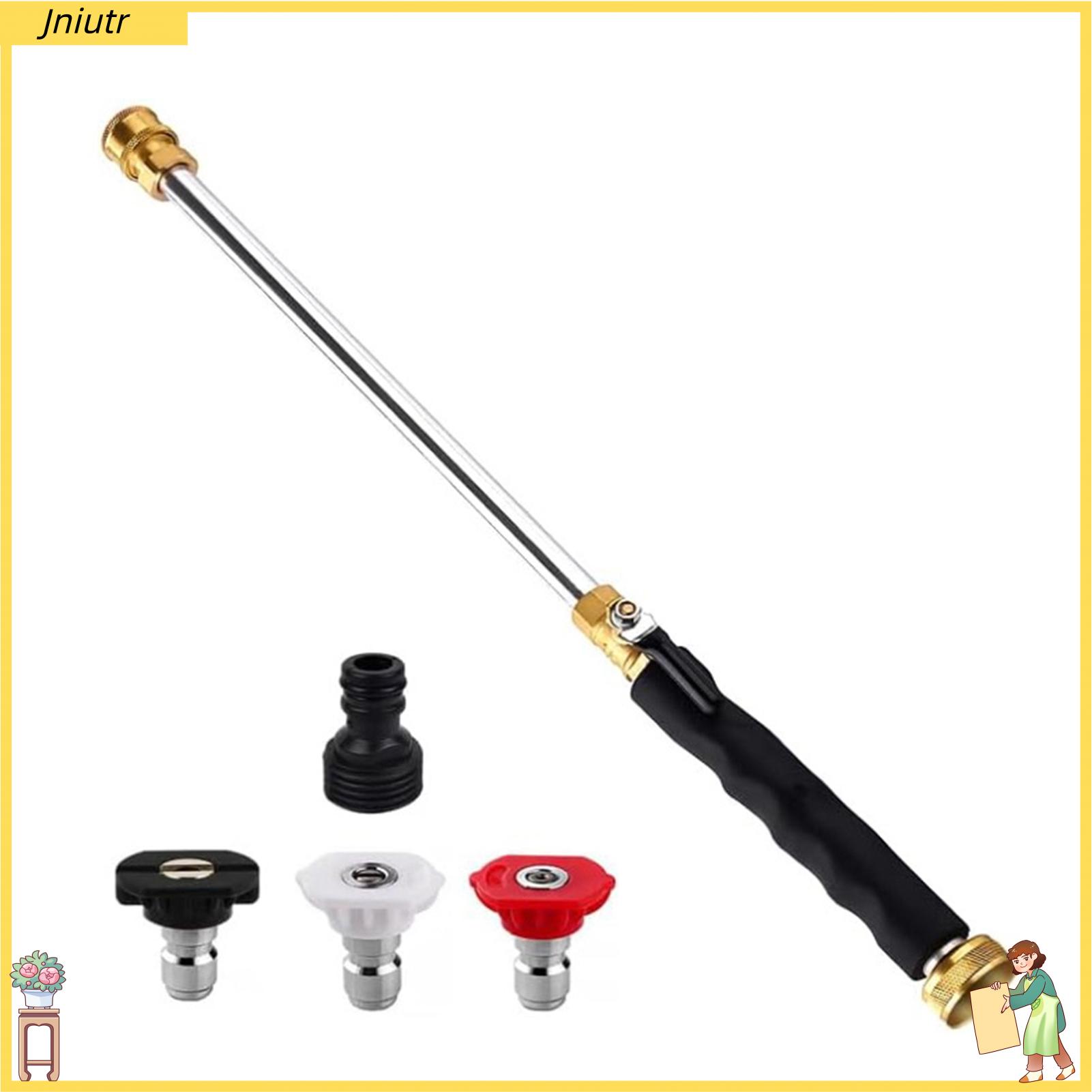 Jniutr Metal Hose Nozzle High Pressure Garden Hose Wand Power Washer with Interchangeable Nozzles Best Jet Nozzle Harga 47 Ringgit*Penghantaran Percuma