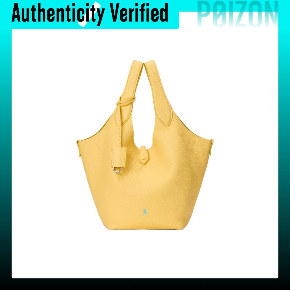 กระเป๋าสะพายข้าง กระเป๋าถือแฟชั่น Polo Ralph Lauren Polo Play Cow Leather Handbag Women's Lemon WAPOBAG0G620462 ราคา 60,912 บาท*ส่งฟรี