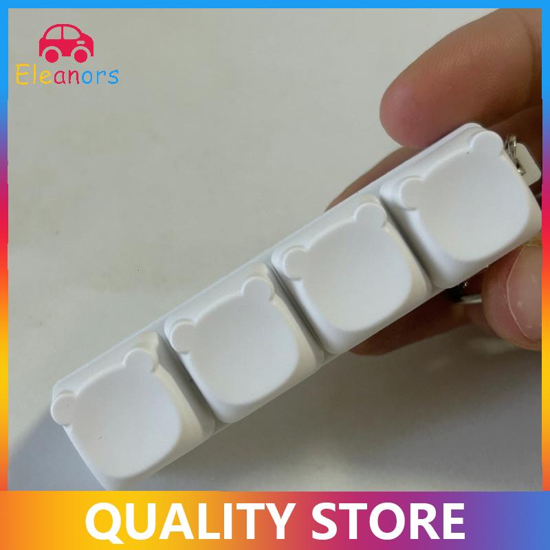 [Eleanor] 1pcs chàng trai cô gái chống căng thẳng ngón tay Bàn phím trò chơi Keychain ﻿không có ánh sáng giải nén 9 Bàn phím Đồ chơi chìa khóa cho người lớn Antistress đồ chơi - 3