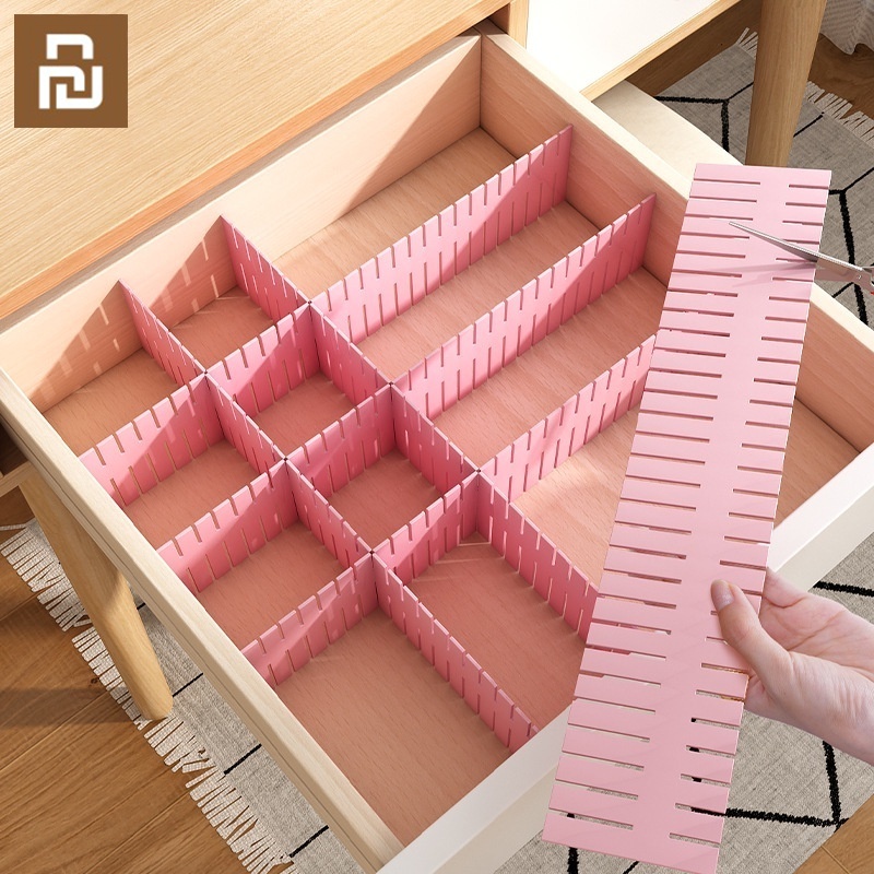 YouPin  Set 4 thanh chia ngăn tiện dụng - dễ dàng sử dụng ngăn chia tủ quần áo