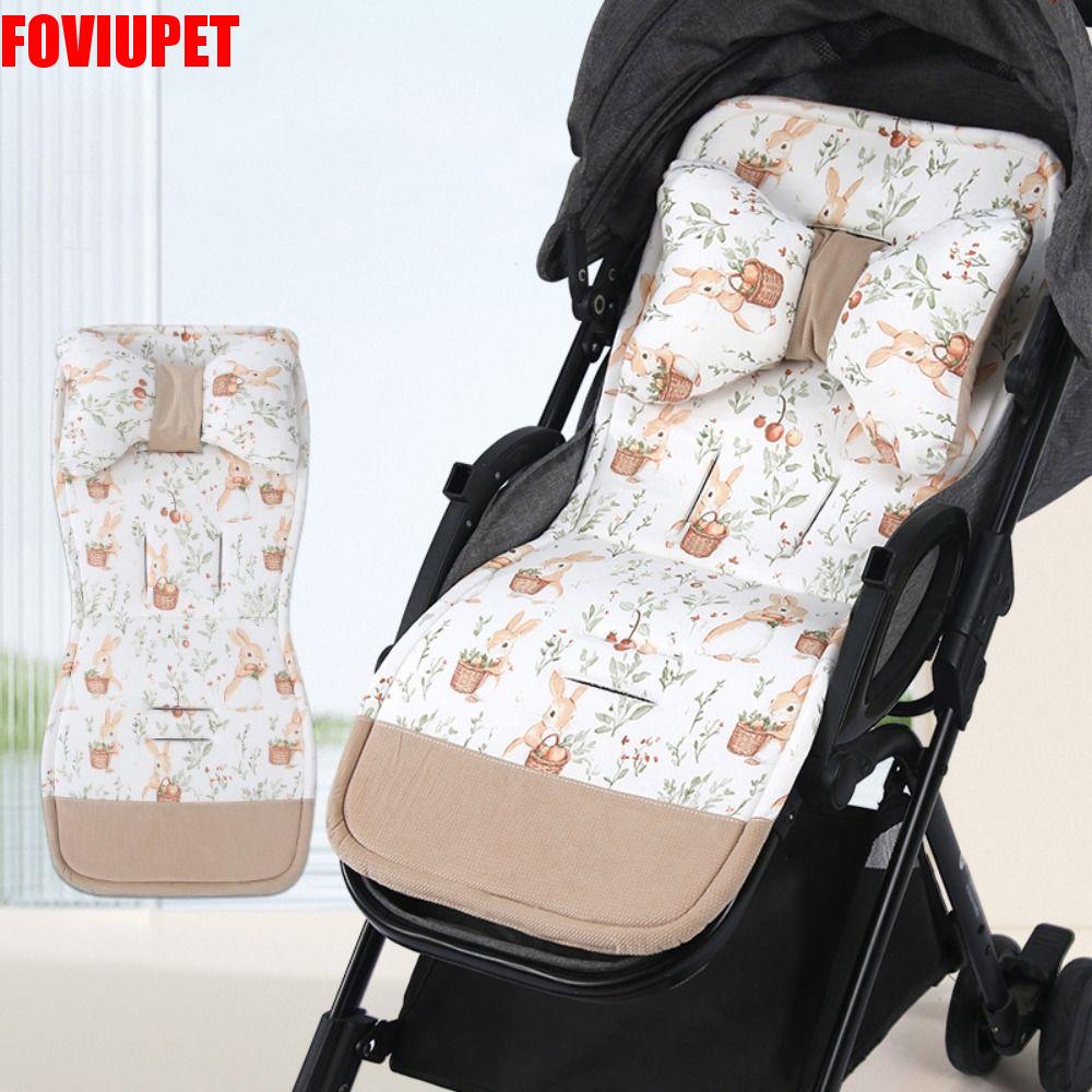 TUQIAO47503 นุ่ม เบาะรองรถเข็นเด็ก สองด้าน สบาย เบาะรองนั่งสำหรับเด็ก น่ารัก แผ่นรองเสริมความหนา แผ่นรองรถเข็นเด็ก ทุกฤดูกาล ราคา 243 บาท*ส่งฟรี