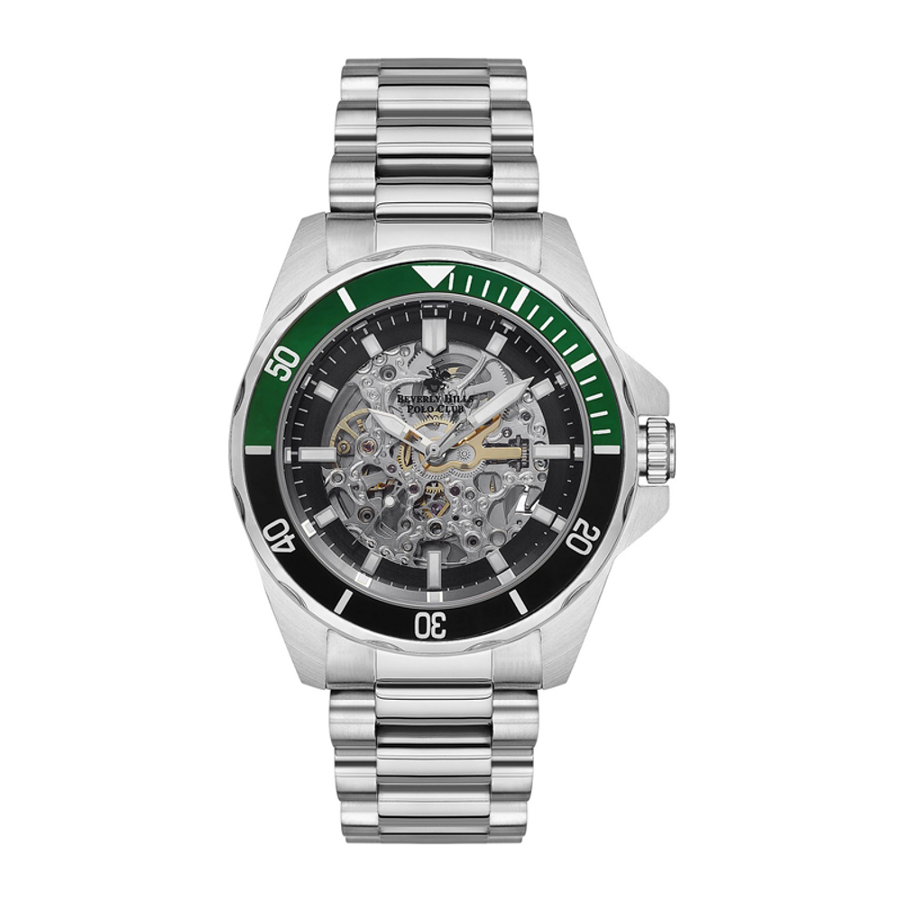 Beverly Hills Polo Club BP3637X.350 Automatic นาฬิกาข้อมือผู้ชาย Silver ราคา 7,013 บาท*ส่งฟรี