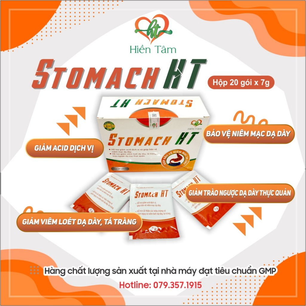 STOMACH HT - Hỗ trợ giảm viêm loét dạ dày, tá tràng