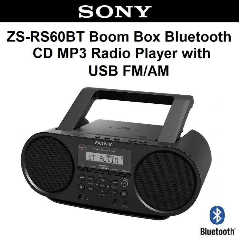 Sony ZS-RS60BT Bluetooth Portable Radio Music CD Player Boombox USB Singapore
