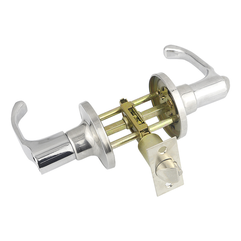Coleenao Three bar lock handle lock, spherical lock, bathroom door lock, steel plastic aluminum alloy with key, indoor bedroomDoor Hardware & Locks