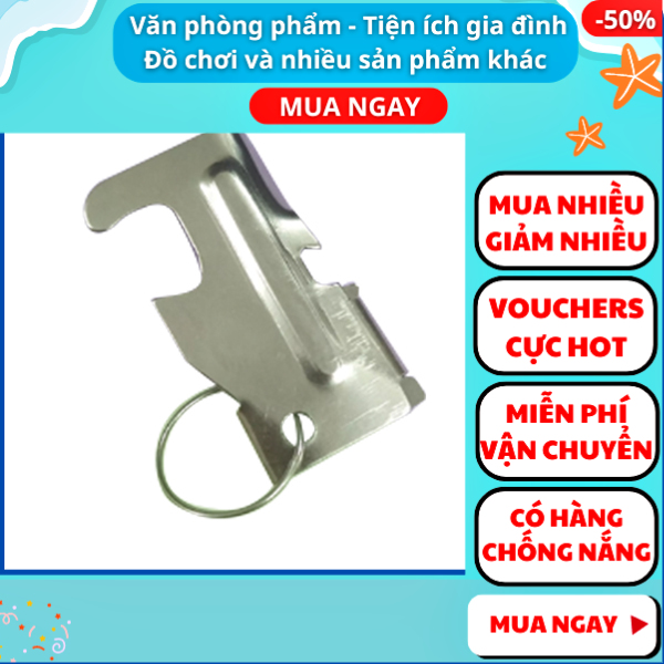 Combo 2 dụng cụ mở nắp hộp thức ăn, mở nắp bia tiện lợi nhỏ gọn giá rẻ, dụng cụ mở nắp hộp sữa, dụng cụ mở đồ hộp, dao mở hộp, Aplusmart
