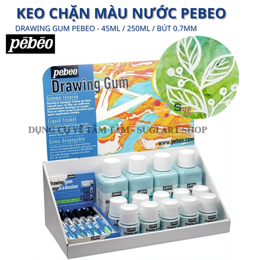 Keo chặn màu nước Pebeo , Drawing Gum Pebeo