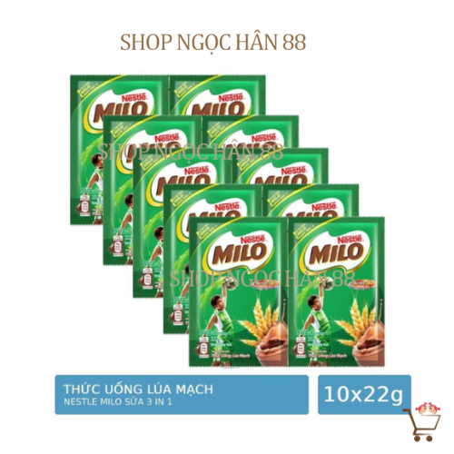 Dây Sữa Milo Nestle 10 gói x 22gr
