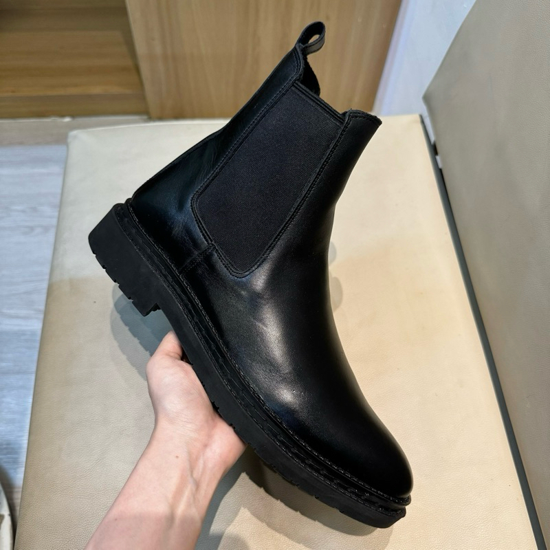 Giày nam chelsea boot da bò thật TEFOSS HT650 cổ cao thời trang size 38-44- ĐẾ KHÂU