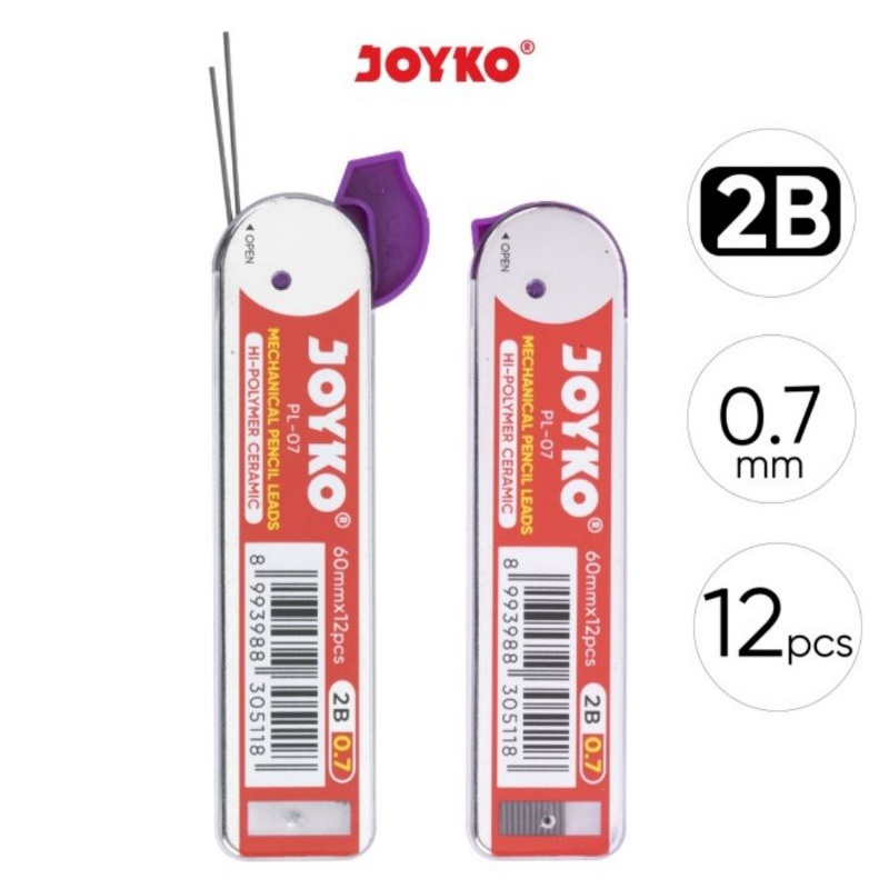 Isi Pensil Mekanik 0.7 Joyko PL-07 Mechanic Pensil Refil 0.7 mm