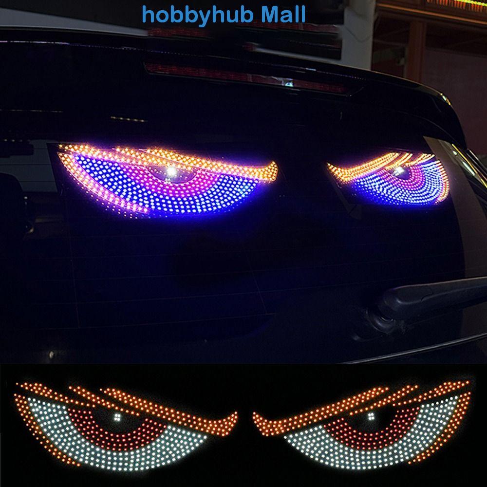hobbyhub Linh hoạt Đèn mắt quỷ xe tải Đa chế độ USB Đèn mắt quỷ động RGB Sáng Tạo Đèn Trang trí xe hơi
