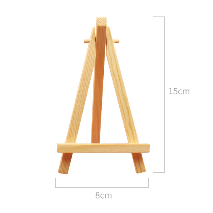 {Trang trí} 【Hàng có sẵn】 Giá vẽ mini bằng gỗ Giá ba chân/Khung ba chân/khung ảnh/khung bày ảnh/giá 