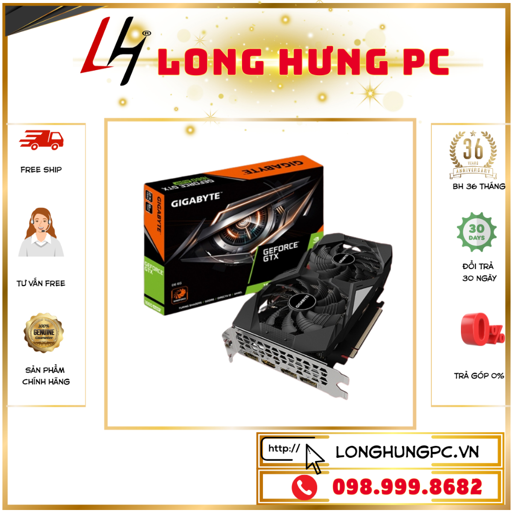 Card màn hình,VGA GTX 1660TI,1660S (SUPER) 6G, GIGABYTE, GAIWARD...  Hàng Cũ Bảo Hành 1 đến 12 tháng