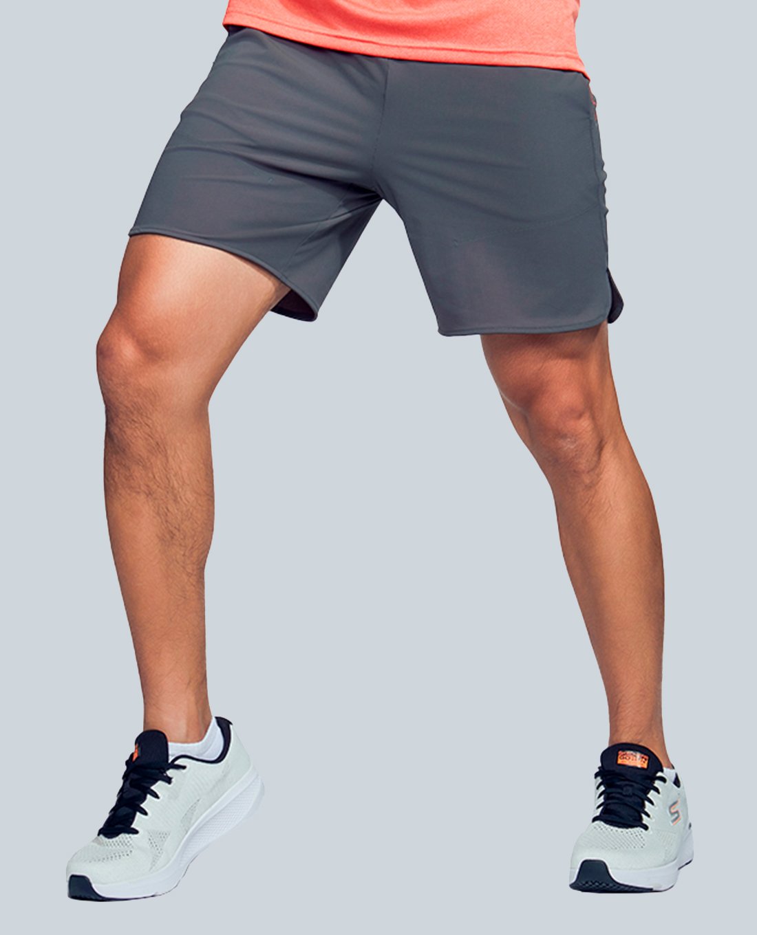 SKECHERS - Quần short tập luyện nam lưng thun SP324M532-AG01