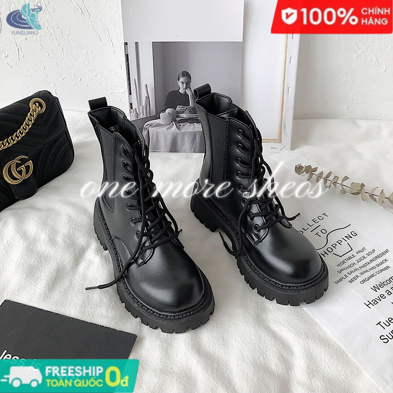 YUNGUANG Giày bốt Martin mới phù hợp với tất cả các loại giày bốt đơn cổ