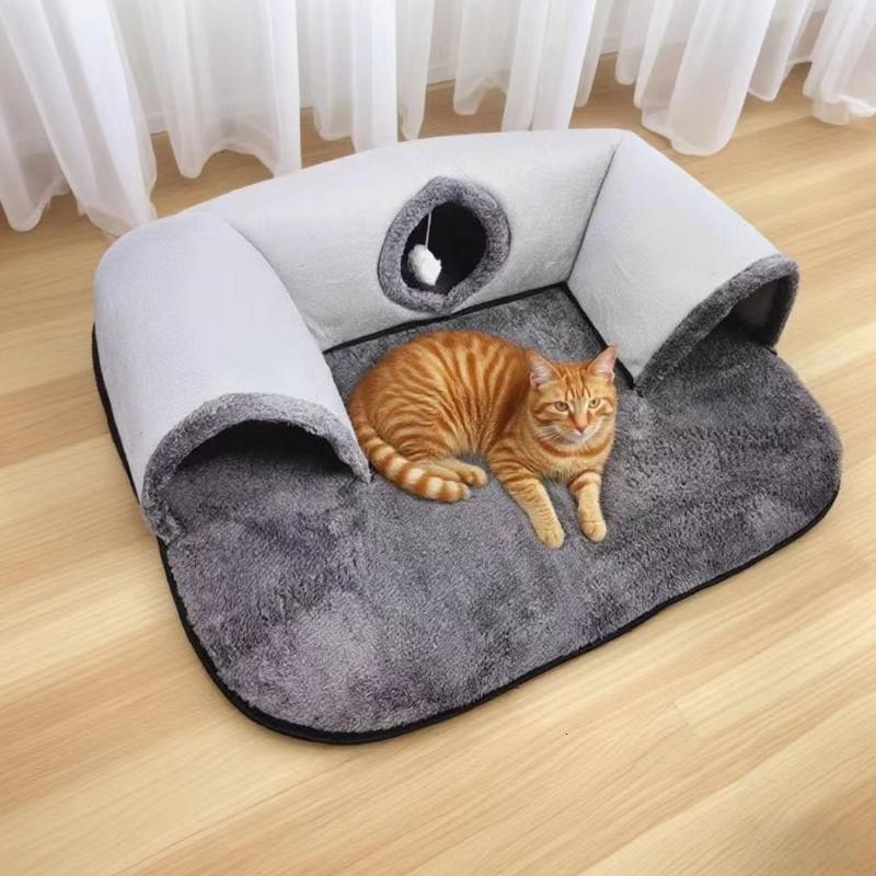 Có thể gập lại mèo chơi đùa vận động đường hầm chịu lực cao polyester xây dựng đường hầm khuyến khích tự nhiên sự tò mò và chơi
