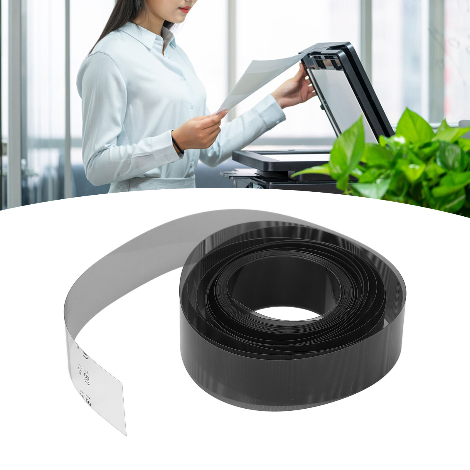 Dải mã hóa dễ dàng cài đặt Khả năng tương thích rộng ổn định làm việc bộ mã hóa dải Phụ Kiện 20mm chiều rộng 5000mm Chiều dài vật nuôi 180dpi cho máy ảnh