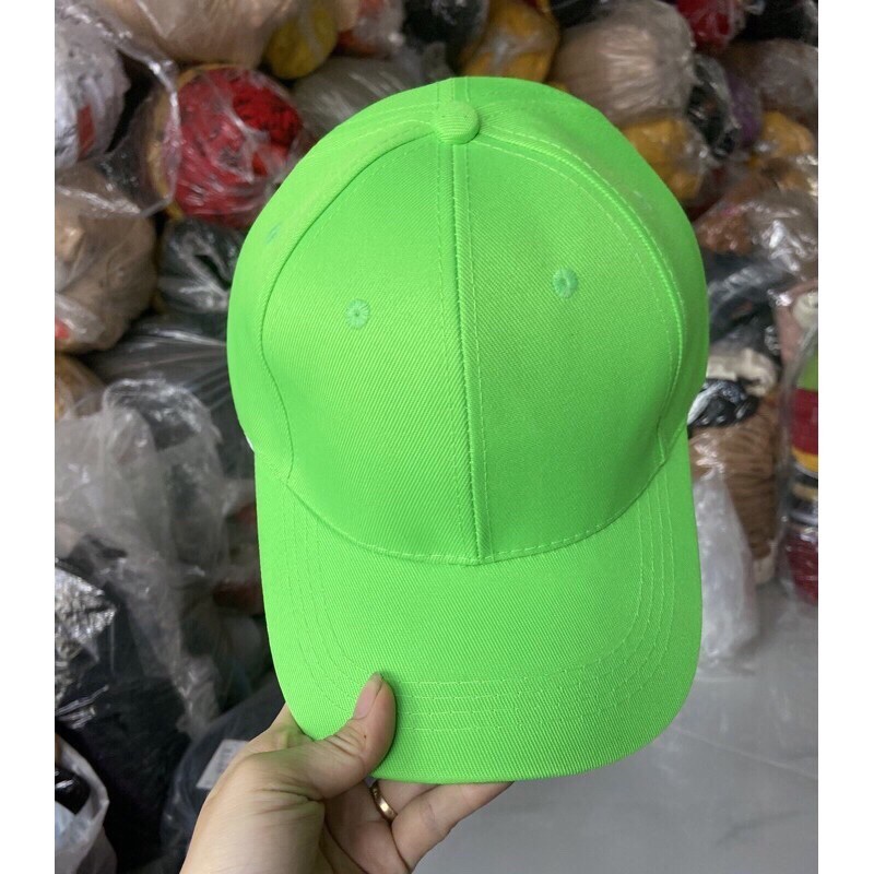 Mũ Nón Lưỡi Trai Trơn Nam Nữ - 7