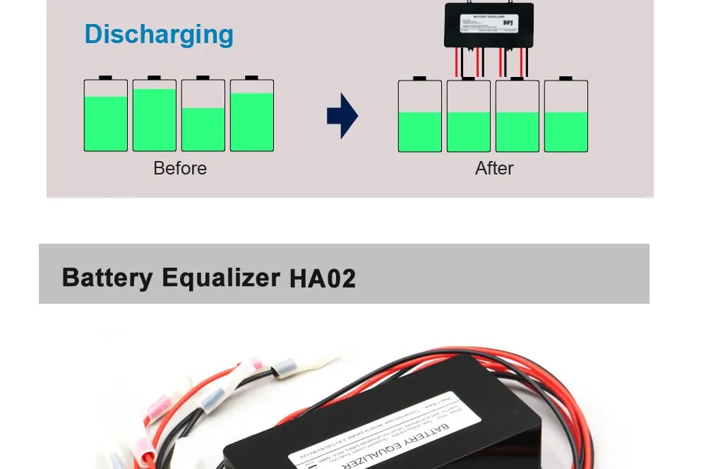 ANGUI HA02 Voltage Controller Battery Equalizer Batteries Balancer