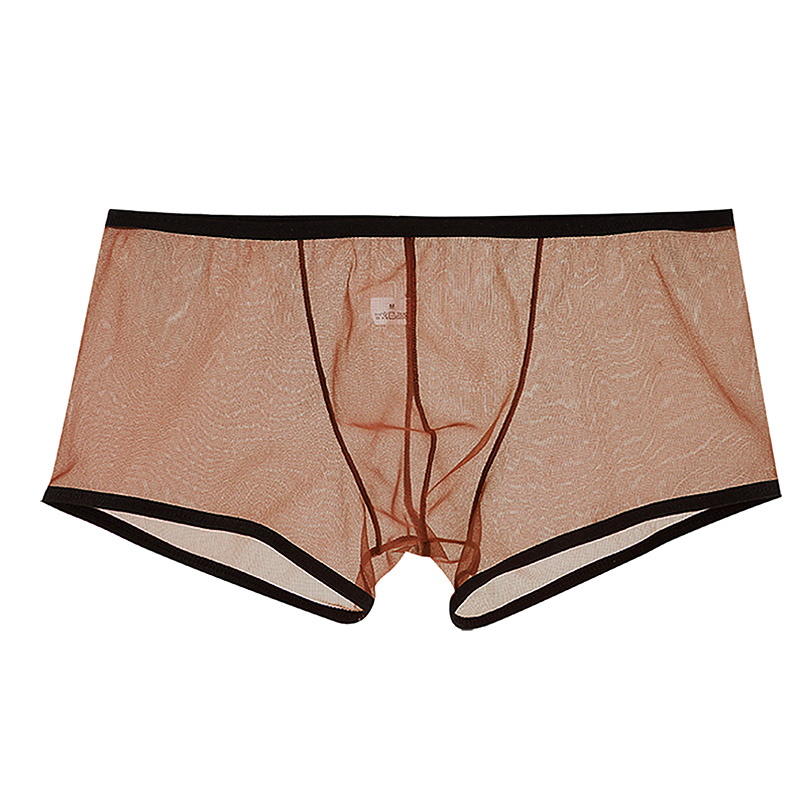 Quần lót Nam 2m quần lót boxer khô nhanh quần lót lưới cạp trễ xuyên thấu siêu mỏng Quần Lót Nam Gợi Cảm Trong Suốt