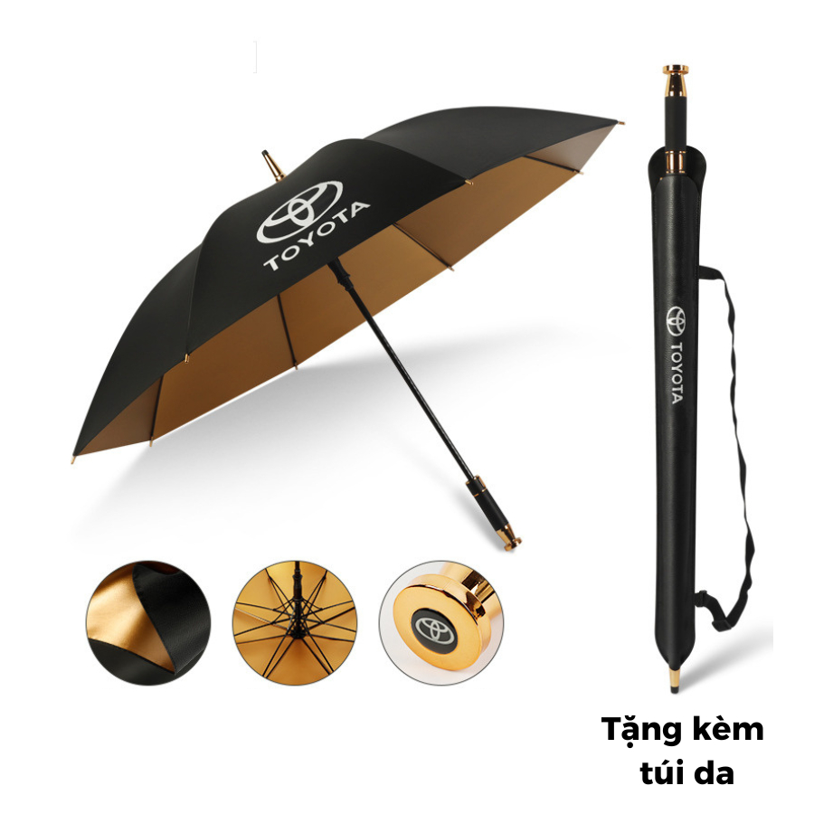Ô Che Nắng Ô Che Mưa Ô Tô Cỡ Lớn Cao Cấp - Ô Golf Tự Động Cán Dài Chống Tia UV Phù Hợp Với Mọi Hãng 