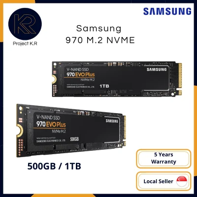 Samsung 970 Evo Plus 500GB/1TB M.2 NVME Gen 3.0 V-Nand SSD (5 Years Warranty)
