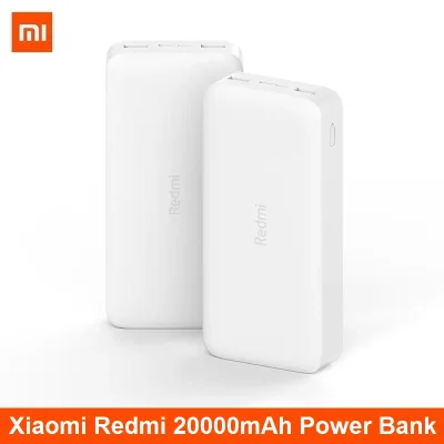 Xiaomi Redmi 20000mAh Powerbank Power Bank Portable External Battery Charger Dual USB Ports Chargers