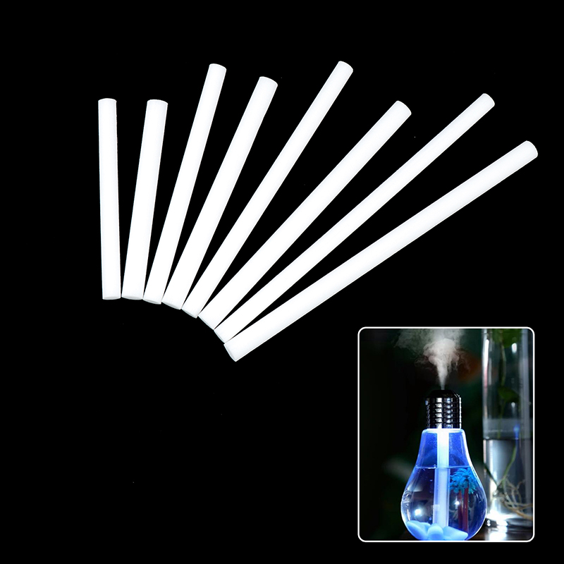 Aleaty💝 10 cái gói tạo độ ẩm lọc thay thế bông Sponge Stick cho USB tạo độ ẩm hương thơm khuếch tán Mist Maker tạo độ ẩm không khí miếng bọt biển