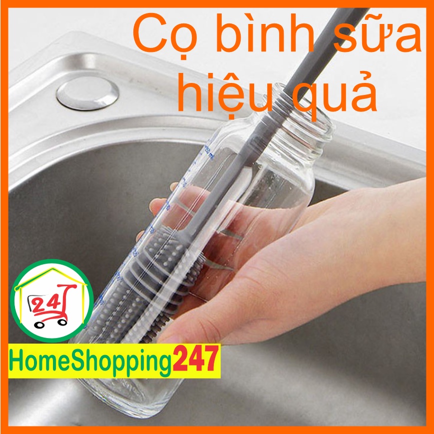 Cọ rửa bình sữa cốc lọ silicol