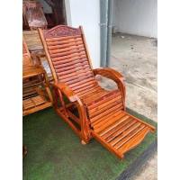 Ghế lười tựa lưng - Ghế thư giãn bập bênh thư giãn gỗ tràm cao cấp giá rẻ
