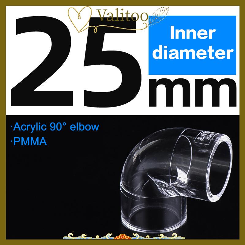 [Valitoo] Bể cá lọc mưa phun Bar dòng chảy ra ống trong suốt Acrylic mưa vòi hoa sen Outlet Ống kit bể cá Bộ lọc bên ngoài accessries - 2